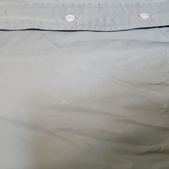 Ralph Lauren Size L Olive Green Button Down Shirt - Picture 4 of 8